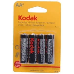 Батарейка тип AA Kodak EXTRA HEAVY DUTY R-6 4 шт