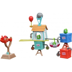 Колекційні фігурки набір Jazwares Angry Birds Medium Playset Pig City Build 'n Launch Playset (ANB0015)