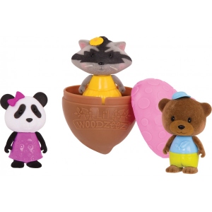 Колекційні фігурки набір Li'l Woodzeez Bobblehead 3 шт. Серія 3 (63100Z)
