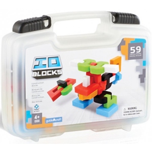 Пластиковий конструктор Guidecraft IO Blocks Дорожній набір із доповненою 3d реальністю, 59 деталей (G9604)