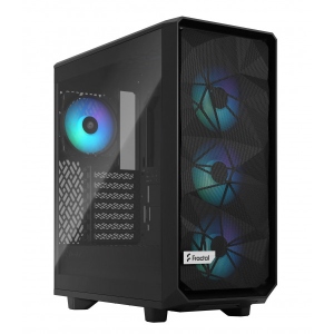 Корпус Fractal design Meshify 2 Compact Lite RGB Black (FD-C-MEL2C-05)
