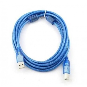 Кабель USB type A - USB type B Gresso USB (AM/BM) 2m Blue (2000700002241) в Києві