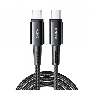 Кабель синхронізації даних Essager Sunset C-C 240W Data cable 1m (EXCTT3-CG0G-P)