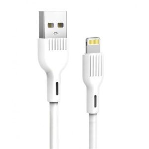 Кабель синхронізації даних SkyDolphin S03L USB - Lightning 1m White (USB-000417)