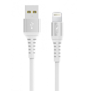 Кабель синхронізації даних SkyDolphin S05L TPE Frost Line USB - Lightning 1m White (USB-000548)