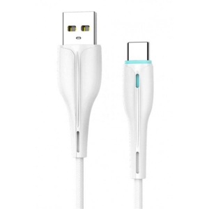 Кабель синхронізації даних SkyDolphin S48T USB - Type-C 1m White (USB-000425)
