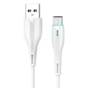 Кабель синхронізації даних SkyDolphin S48V USB - microUSB 1m White (USB-000427)