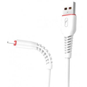 Кабель синхронізації даних SkyDolphin S54T Soft USB - Type-C 1m White (USB-000431)
