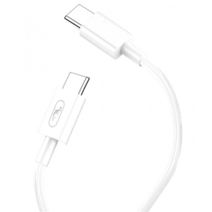 Кабель синхронізації даних SkyDolphin S57T PD 18W USB Type C - USB Type-C 1m White (USB-000546)