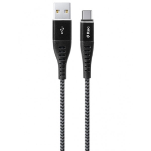 Кабель синхронізації даних Ttec USB - USB-C, ExtremeCable, 1.5m Black (2DKX02CS)