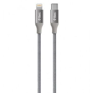 Кабель синхронізації даних Ttec AlumiCable USB-C - Lightning 1.5m Space Gray (2DK41UG)