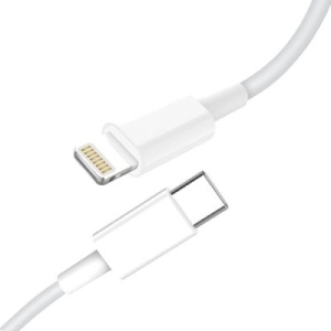 Кабель SkyDolphin S12L Frost Line Lightning - USB-C 1m White (USB-000576)