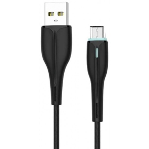Кабель синхронізації даних SkyDolphin S48V USB - microUSB 1m Black (USB-000426)