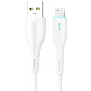 Кабель синхронізації даних SkyDolphin S48L USB - Lightning 1 м White (USB-000423)