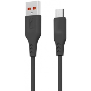 Кабель синхронізації даних SkyDolphin S61V USB - мicroUSB 1 м Black (USB-000448)