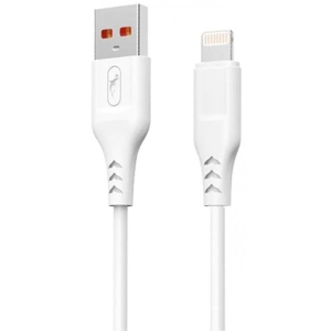 Кабель синхронізації даних SkyDolphin S61LB USB - Lightning 2 м White (USB-000574)