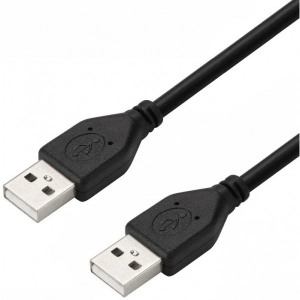 Кабель USB type A - USB type A ProLogix USB 2.0 AM/AM 1.8m Black (PR-USB-P-07-20-18m))