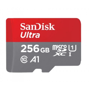 Карта пам'яті SanDisk Ultra microSDXC 256GB + SD Adapter (SDSQUAC-256G-GN6MA)