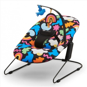 Крісло-шезлонг Kinderkraft Calmee Happy Shapes (KBCALM00HAP0000)