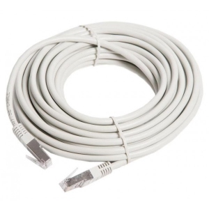Кабель патч-корд Kingda RJ45 FTP 5e 10m (KD-PAFT41000GY)