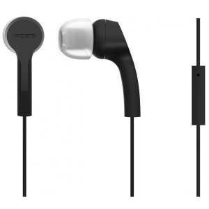 Навушники вкладиші дротові Koss KEB9iK Mic Black