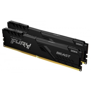 Память DDR Kingston DDR4 2x32GB/3200 Fury Beast Black (KF432C16BBK2/64)