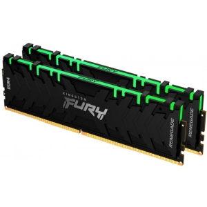 порівняти ціни на Память DDR Kingston DDR4 2x32GB/3200 Fury Renegade RGB (KF432C16RBAK2/64)