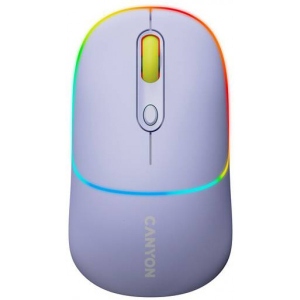 Уцінка - Миша бездротова Canyon MW-22 Dual Band RGB Wireless Mountain Lavender (CNS-CMSW22ML)
