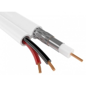 Кабель коаксіальний Kingda RG6+2C 2x0.75 мм 100m купити в Україні