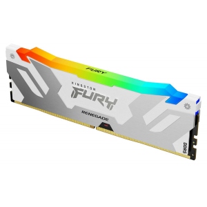 Память DDR Kingston Fury Renegade RGB White 16GB/7200 DDR5 (KF572C38RWA-16)