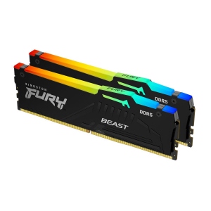 Память DDR Kingston DDR5 32GB 5200 MHz Fury Beast RGB (KF552C36BBEAK2-32)