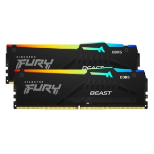 Память DDR Kingston DDR5 32Gb/6000 FURY Beast RGB KIT (KF560C36BBEAK2-32)