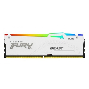 Память DDR Kingston Fury Beast White RGB DDR5 32GB/6000 (KF560C40BWA-32)