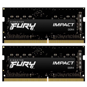 Память DDR Kingston SO-DIMM 2x8GB/2666 DDR4 Fury Impact (KF426S15IBK2/16)
