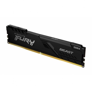 Память DDR Kingston 4GB DDR4 2666 Fury Beast Black (KF426C16BB/4)