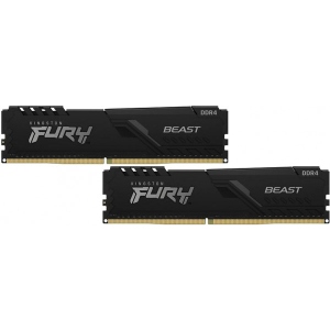 Память DDR Kingston DDR4 2x32GB/2666 Fury Beast Black (KF426C16BBK2/64)