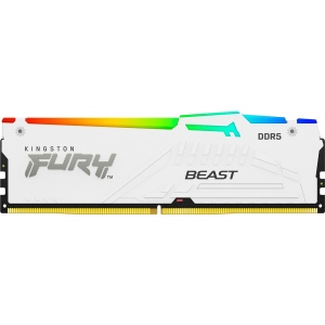 Память DDR Kingston Fury Beast White RGB DDR5 32GB/5200 (KF552C36BWEA-32)