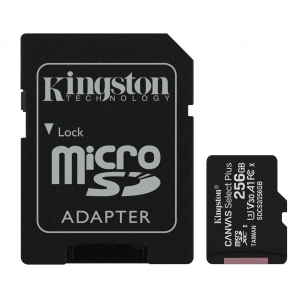 Уцінка - Карта пам'яті Kingston microSDXC 256Gb Canvas Select+ A1 + adapter (SDCS2/256GB) # продаж