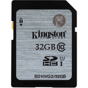 Карта пам'яті SD Kingston SDHC 32GB Class 10 (SD10VG2/32GB)