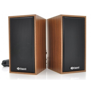 Комп'ютерна акустика звичайна 2.0 Kisonli T-002A/23417 Brown