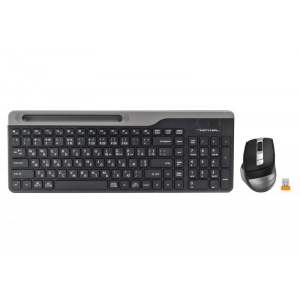 Клавіатура + миша бездротова A4tech FB2535C Smoky Grey