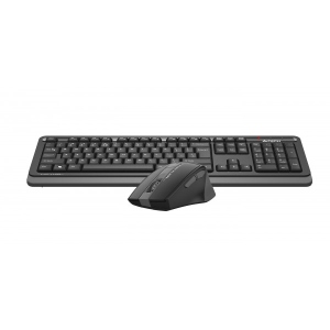 Клавіатура + миша бездротова A4tech Fstyler FGS1035Q Grey
