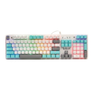 Клавіатура дротова ігрова Bloody S510R Icy White