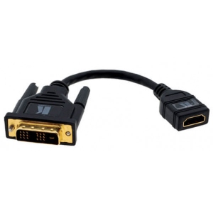 Перехідник DVI - HDMI Kramer DVI to HDMI 0.3m (ADC-DM/HF)