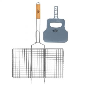 Решітка для гриля-барбекю Krauff Bratrost 66x45x26 см з віялом (29-274-005)