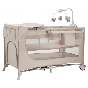 Манеж-ліжко Kinderkraft Joy 2 Beige (KLJOY02BEG000AC)
