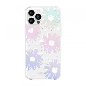 Чохол для смартфону Kate Spade New York Protective Hardshell Case (1-PC Comold) for iPhone 12 Pro Max - Daisy Iridescent Foil/White/Clear/Gems (KSIPH-154-DSYIR)