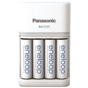 З/пристрій для акумуляторів AA/AAA Panasonic Smart-Quick Charger+Eneloop 4AA 2000 mAh (K-KJ55MCD40E)