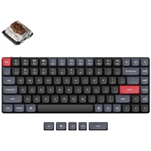 Клавіатура бездротова ігрова Keychron K3 PRO Gateron Brown BT/USB-A Hot-swap Low Profile QMK, EN/UKR, RGB (K3PH3_KEYCHRON)