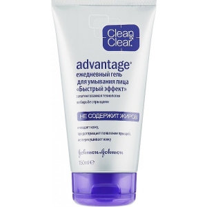 Гель для вмивання Clean & Clear Advantage от прыщей 150 мл (3574660177596) офіційний сайт